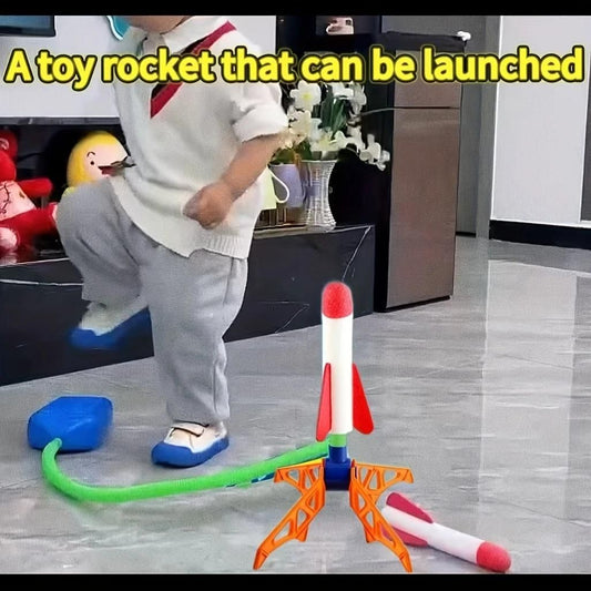 Rocket Air Pressure Toy Outdoor Activity for Kids